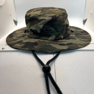 Quiksilver Bushmaster Green and Brown Camo Bucket Hat